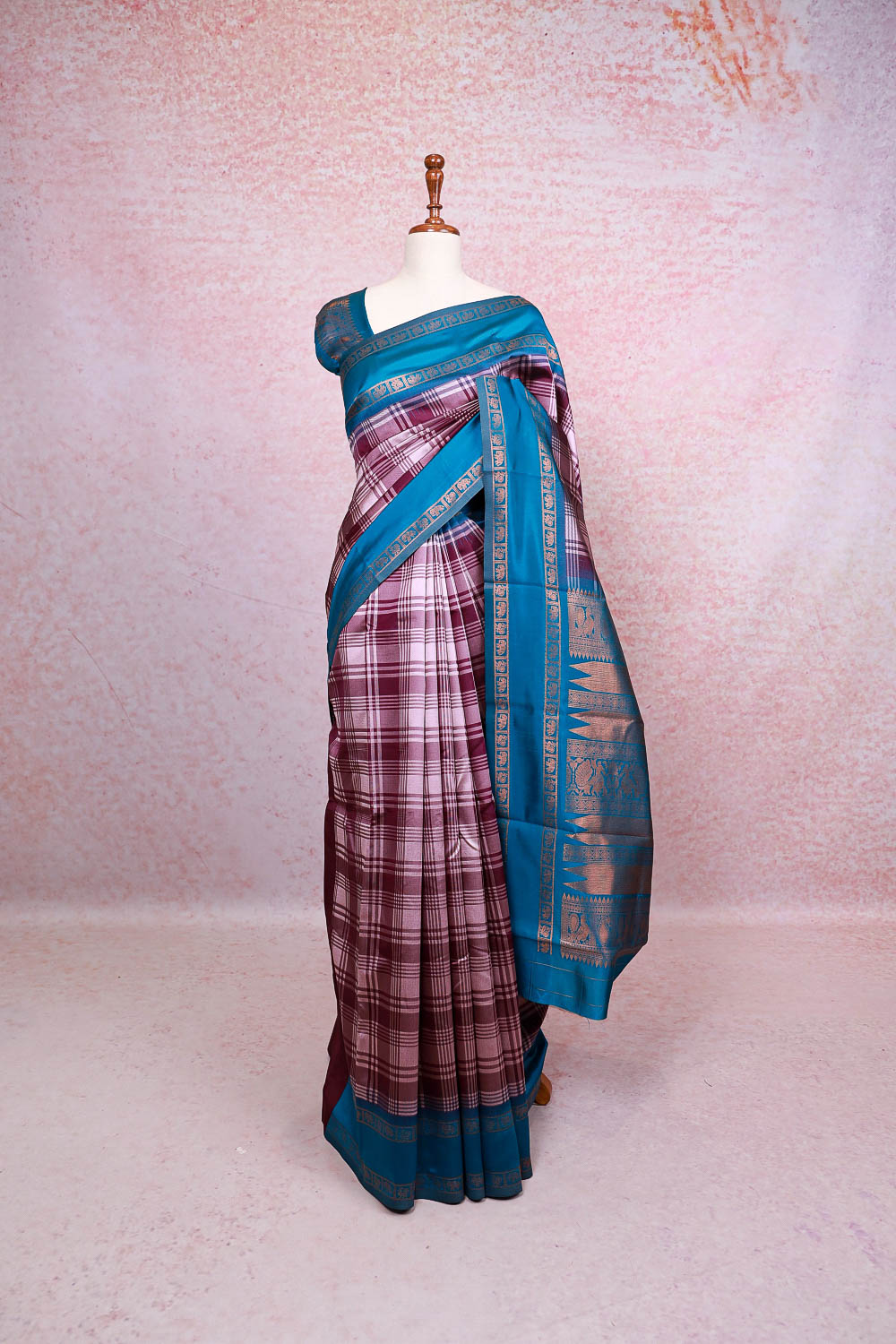 Multi Color Semi Silk Saree - Seematti