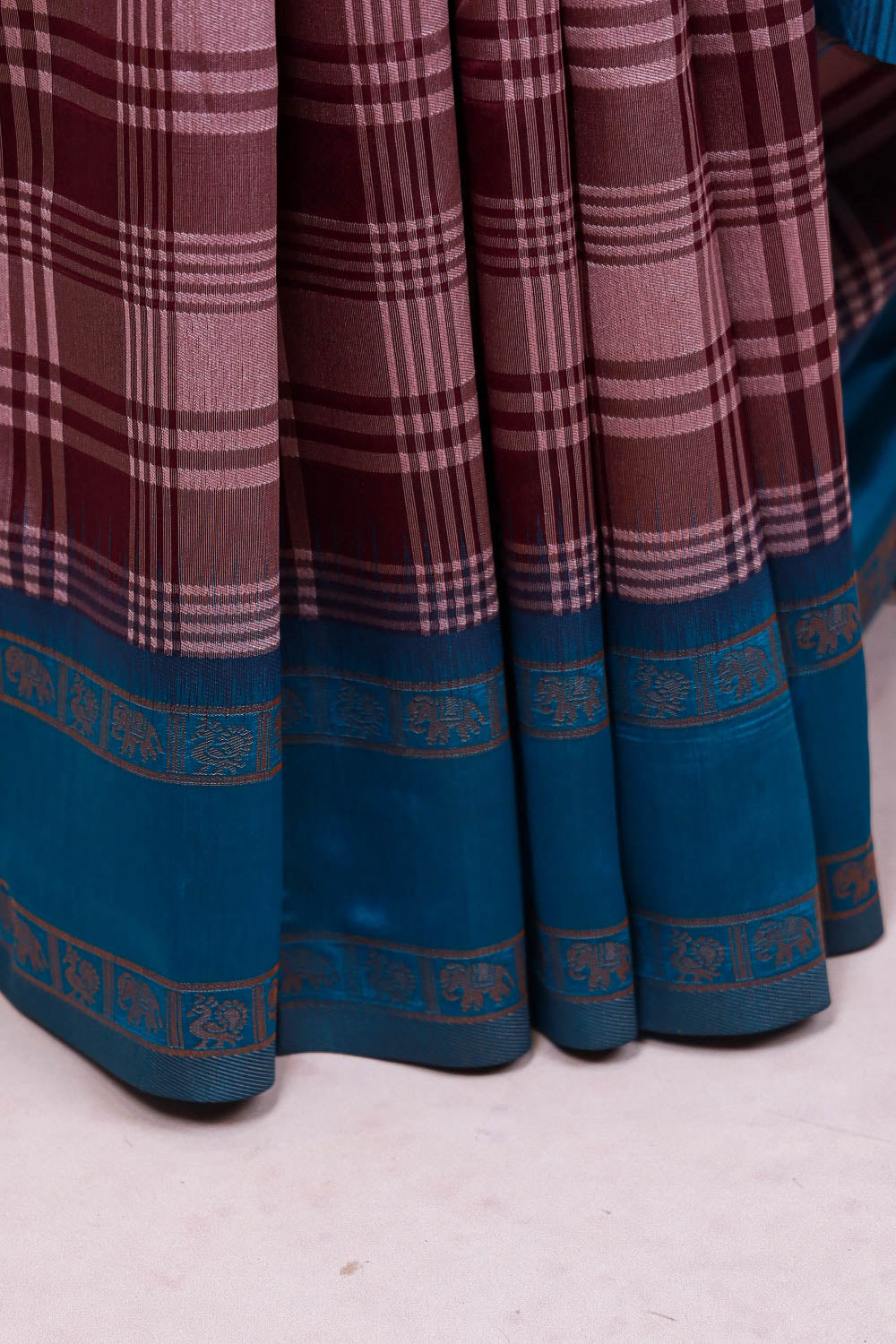 Multi Color Semi Silk Saree - Seematti