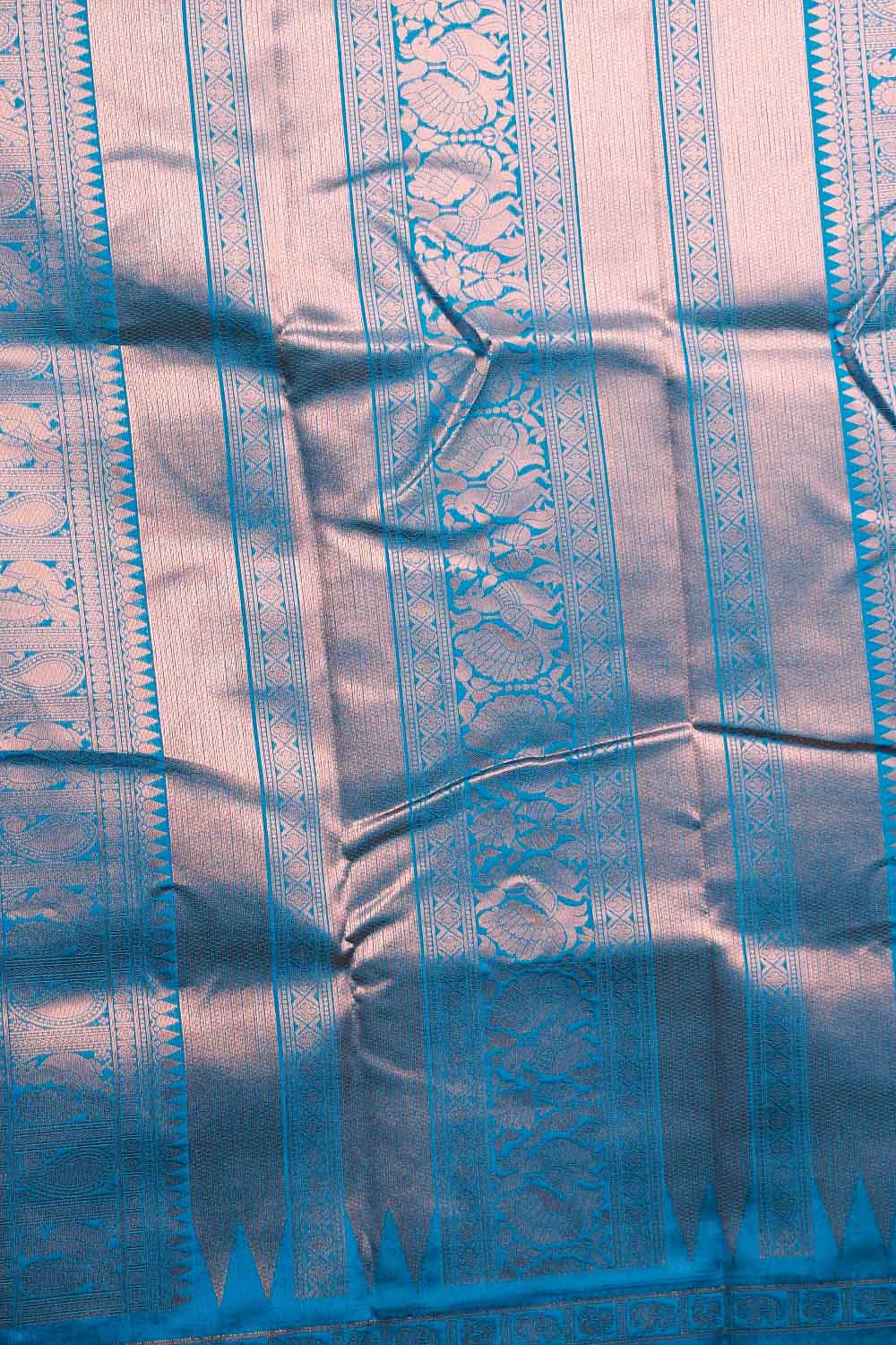 Multi Color Semi Silk Saree - Seematti