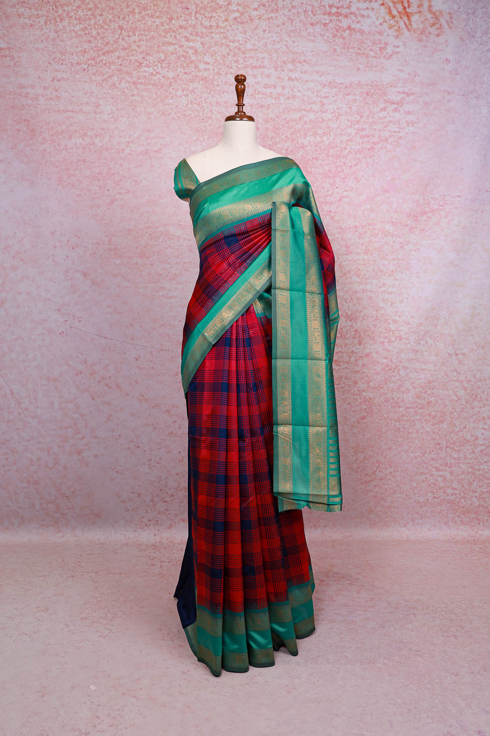 Multi Color Semi Silk Saree - Seematti