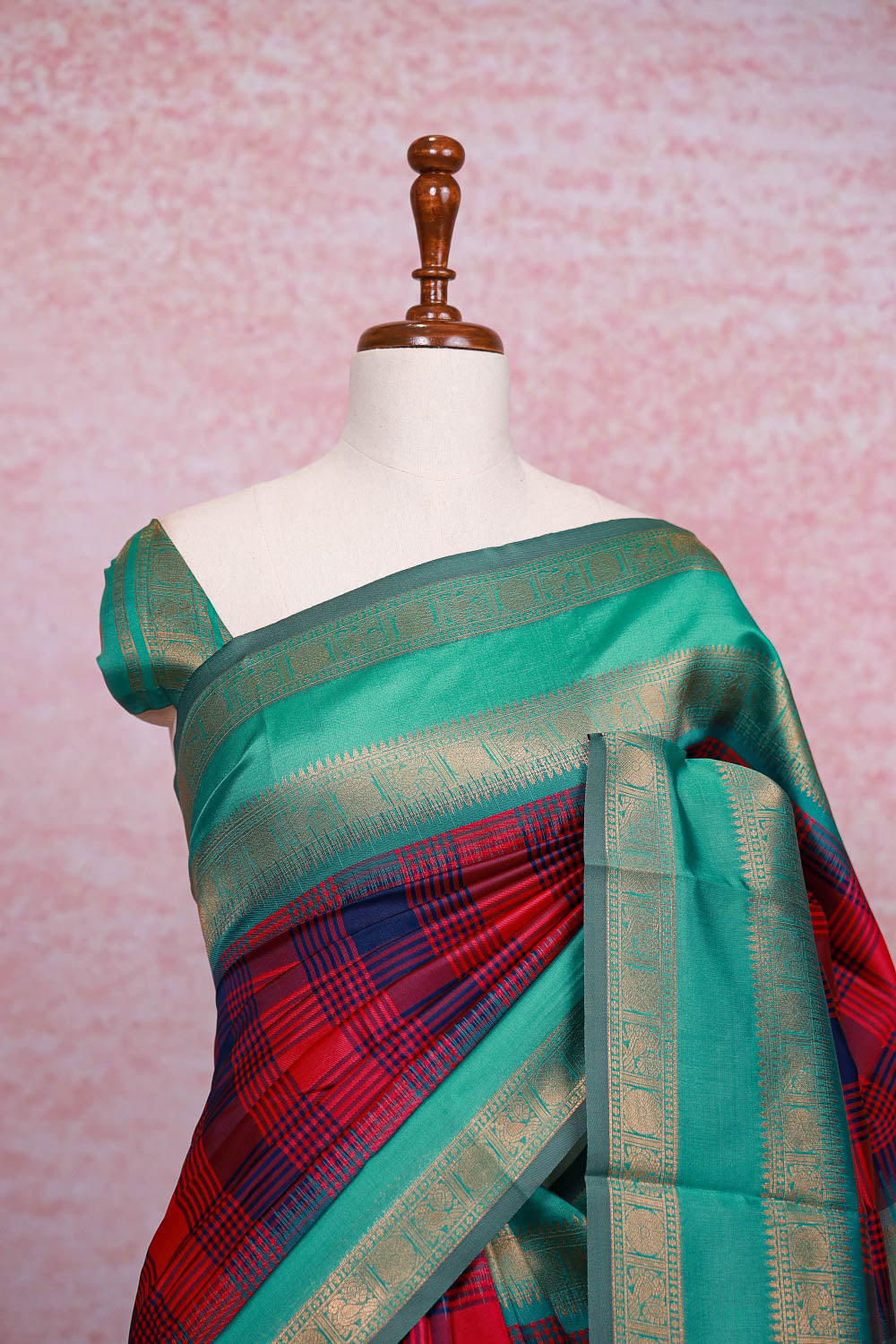 Multi Color Semi Silk Saree - Seematti