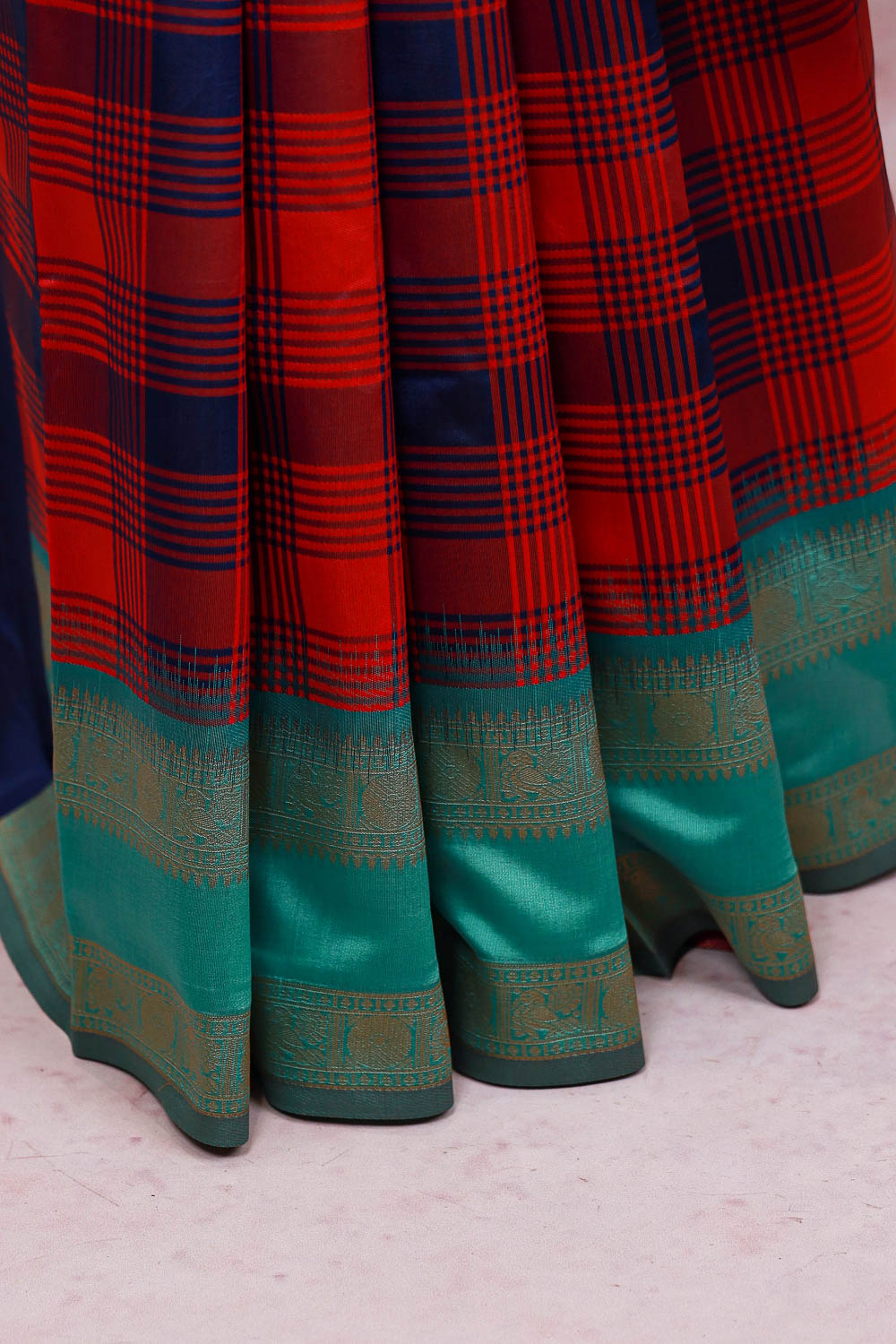Multi Color Semi Silk Saree - Seematti