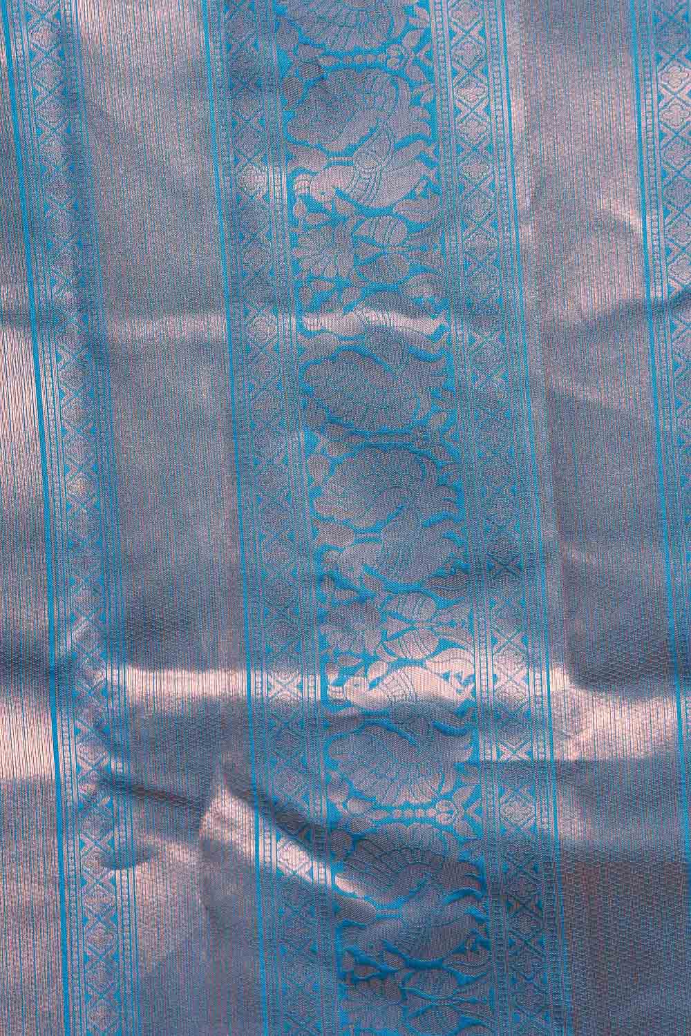 Multi Color Semi Silk Saree