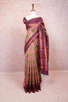 Green And Onion Color Semi Silk Saree