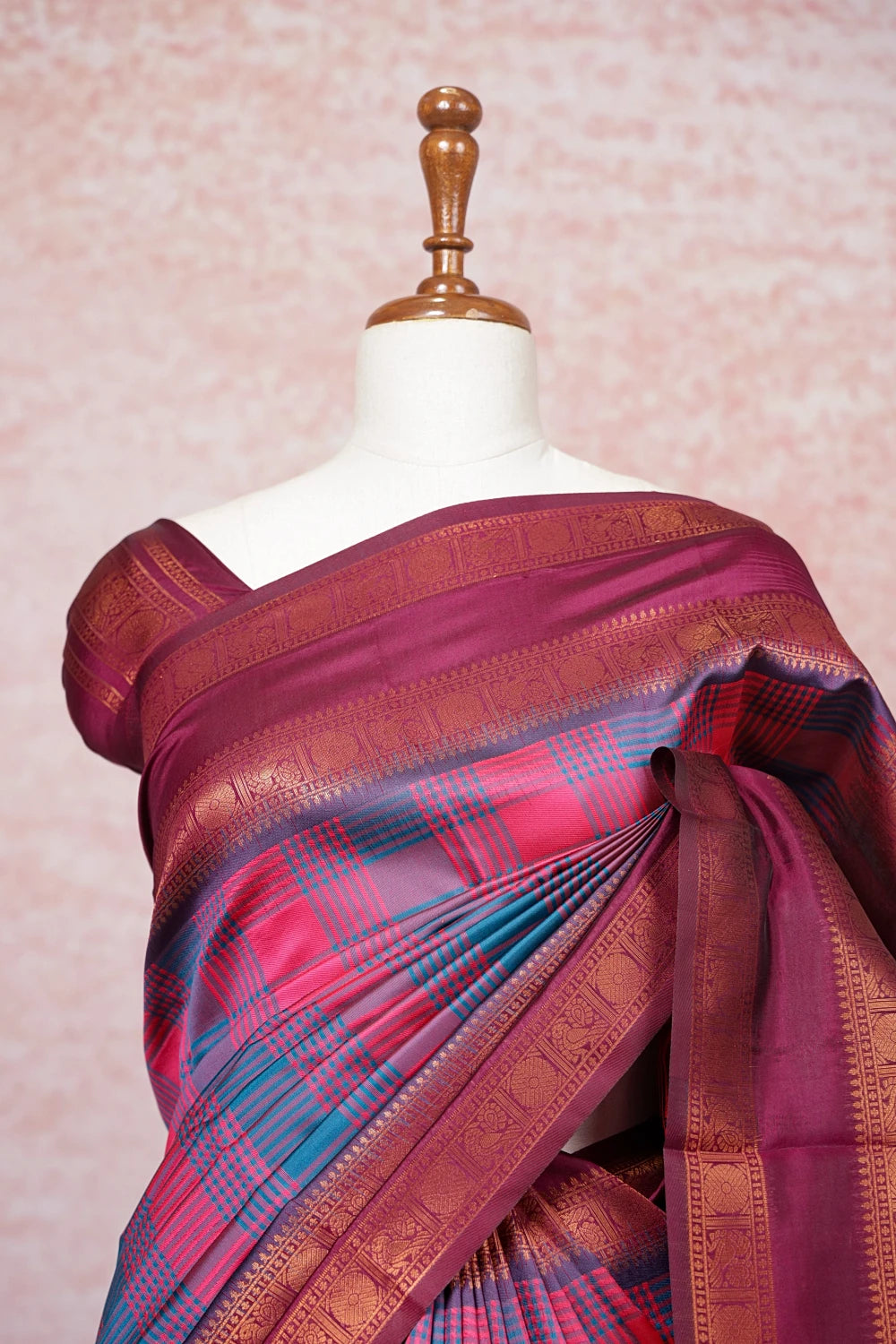 Multi Color Semi Silk Saree