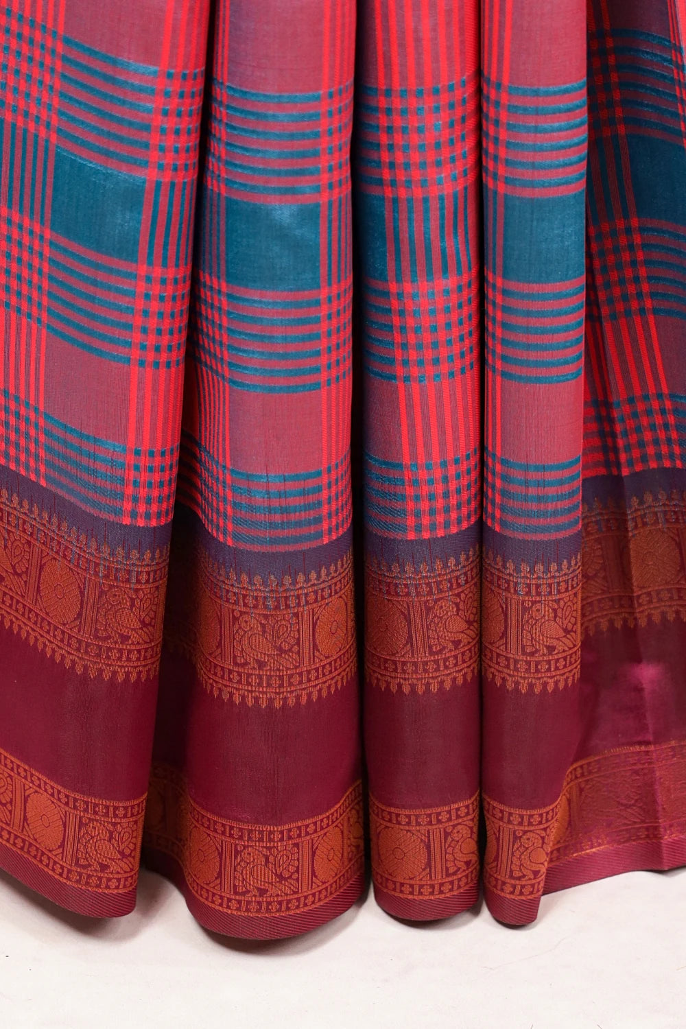 Multi Color Semi Silk Saree
