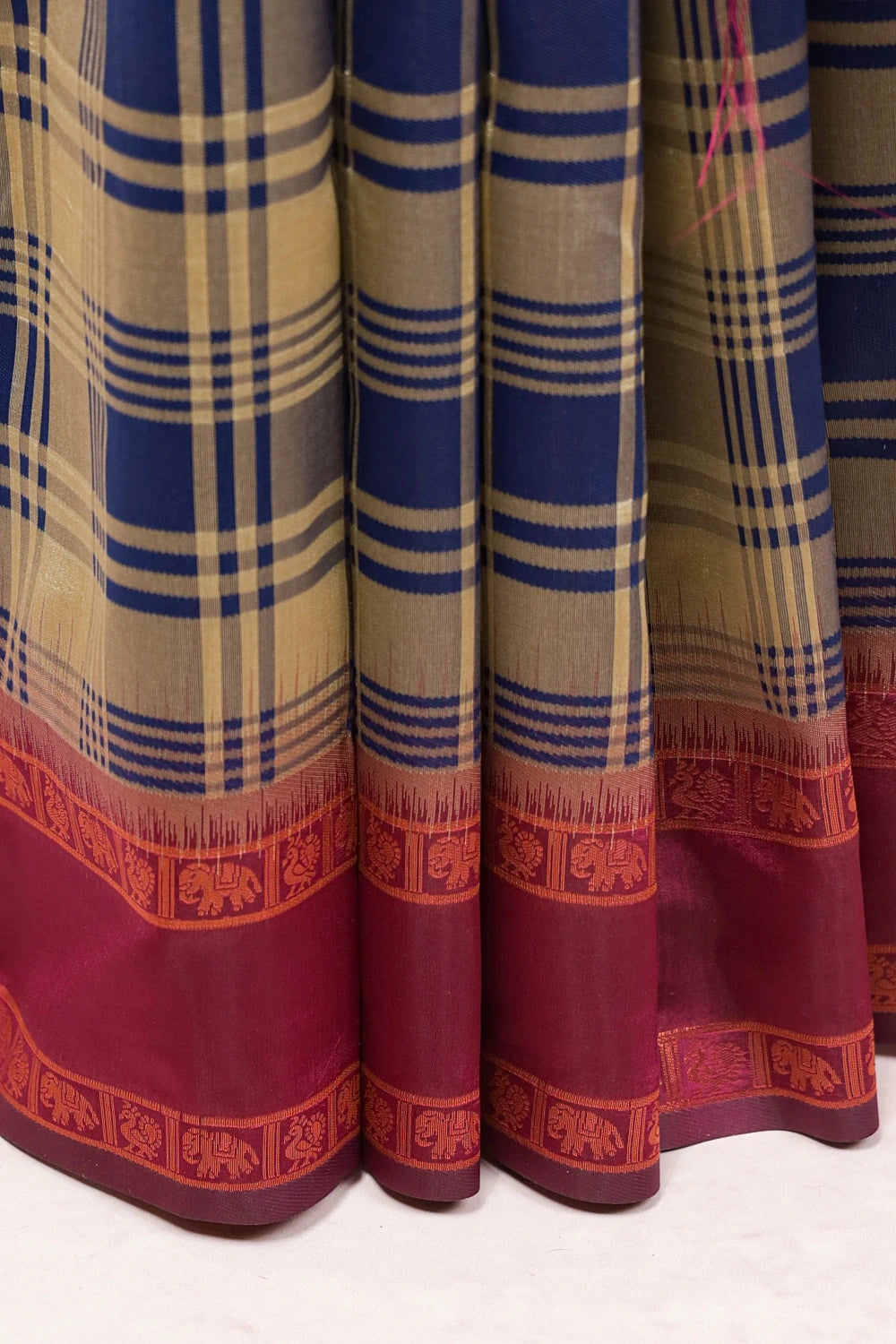 Chikku Color Semi Silk Saree
