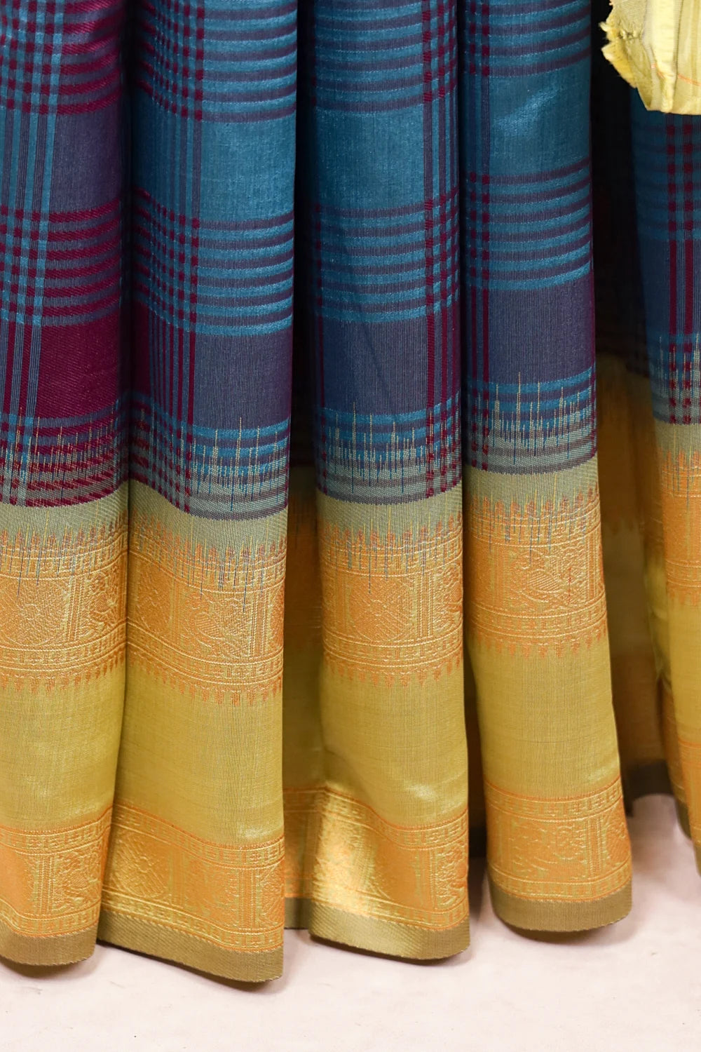 Multi Color Semi Silk Saree