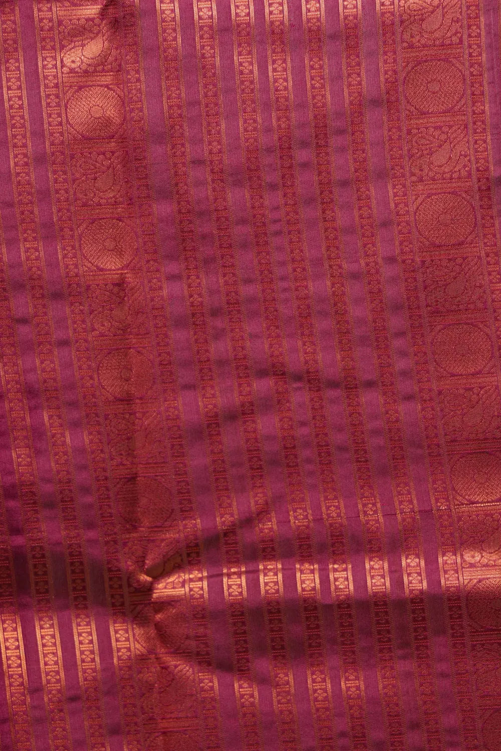 Teal Blue And Dusty Pink Semi Silk Saree