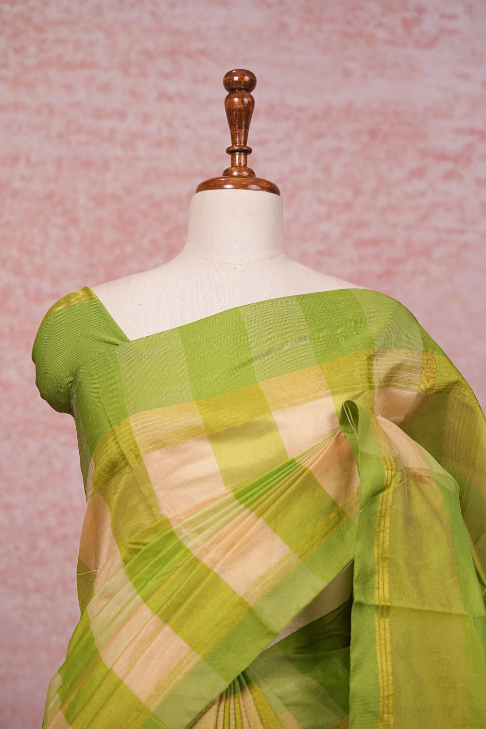 Green  Cotton Saree