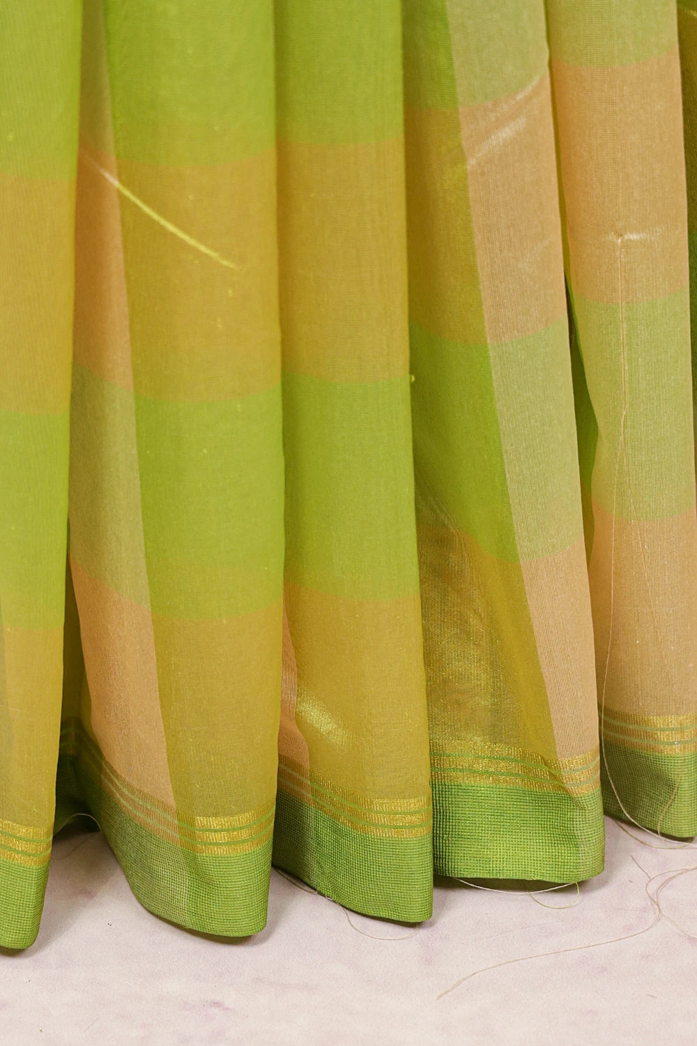 Green  Cotton Saree