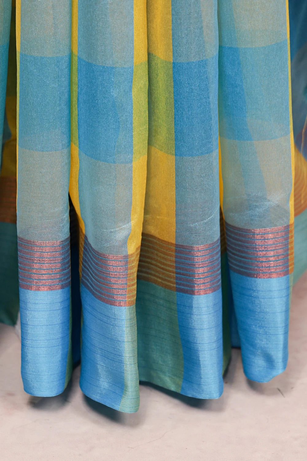 Multi Color  Cotton Saree