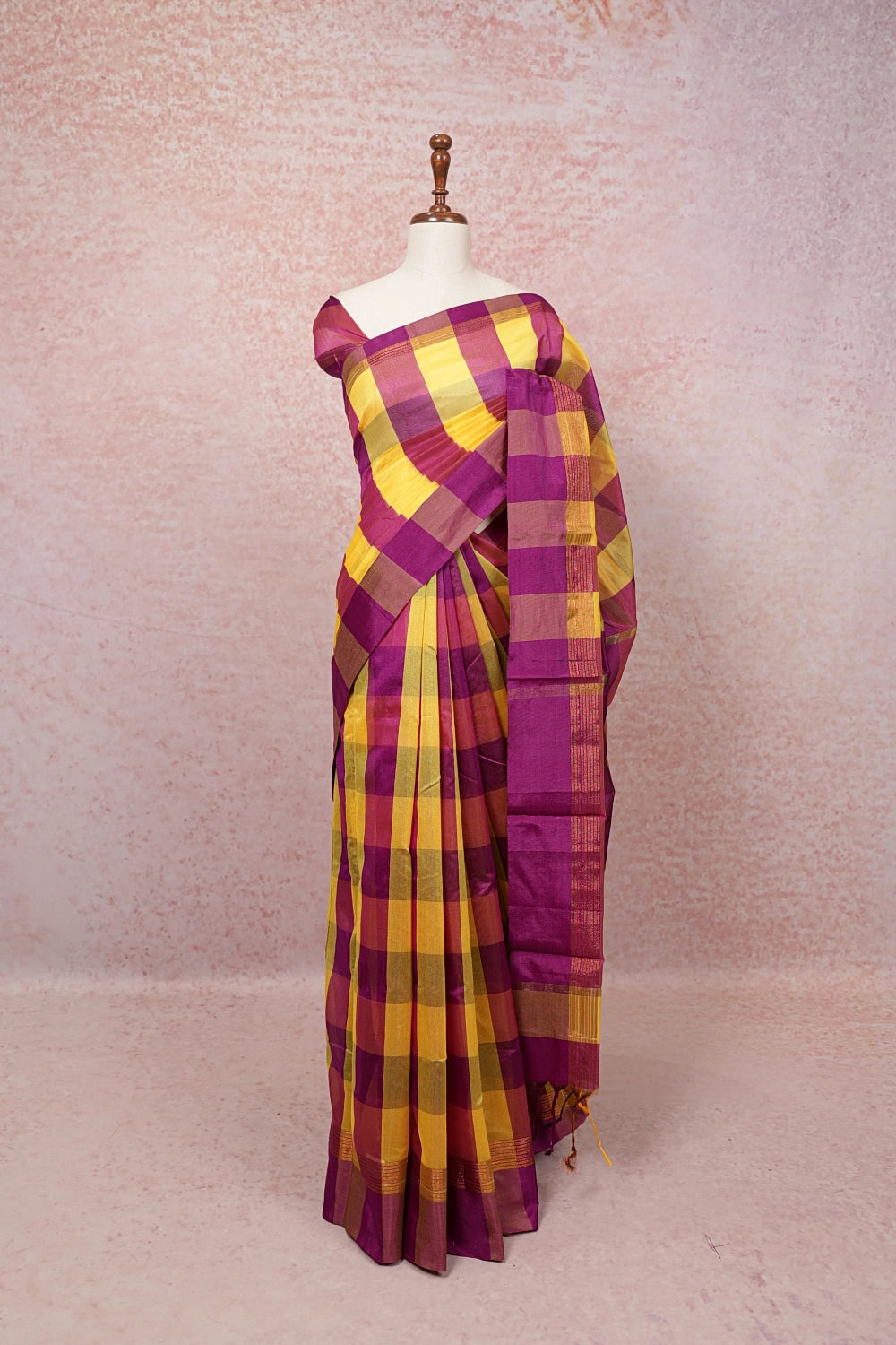 Multi Colors Cotton Saree