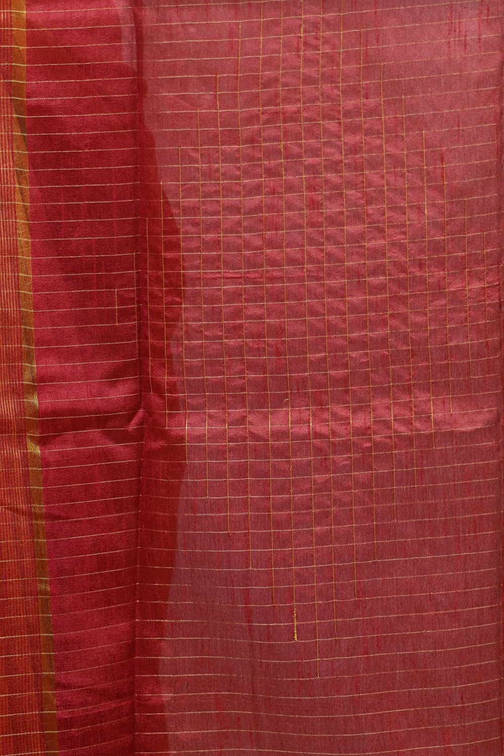 Mango Yellow Semi Jute Saree