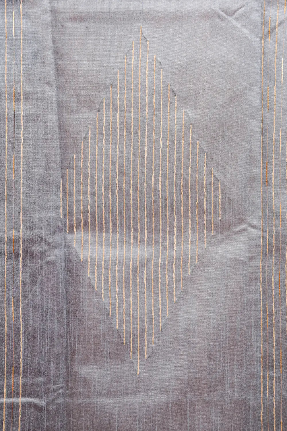 Orange Semi Jute Saree