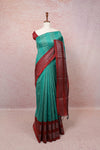 Green Semi Jute Saree