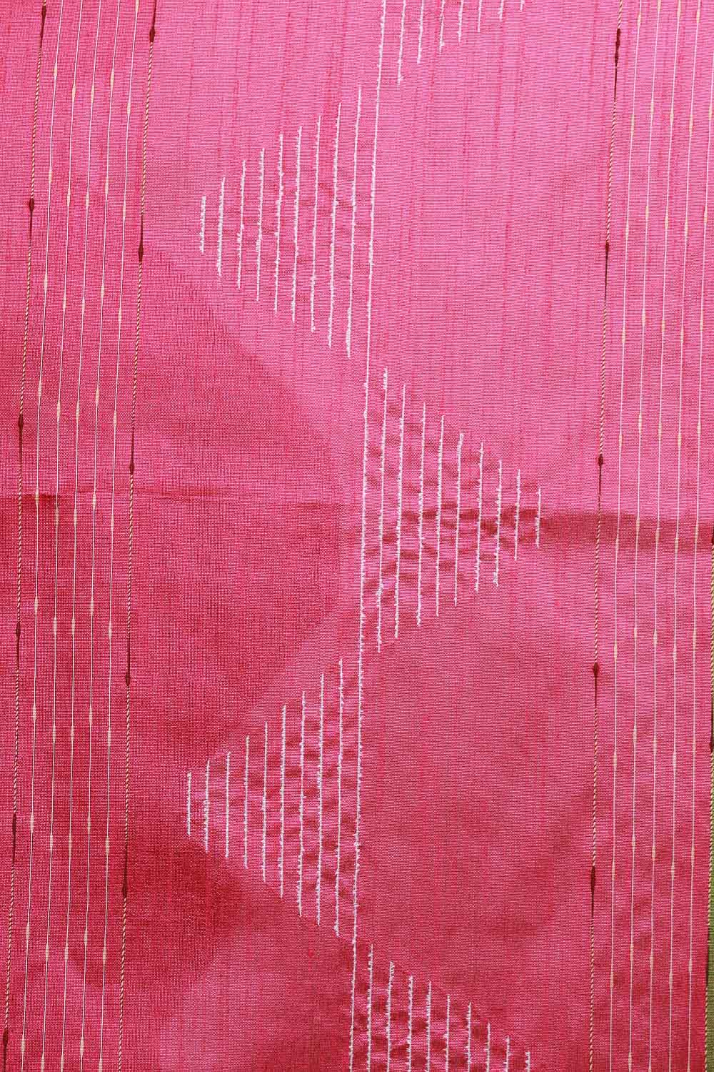 Parrot Green Semi Jute Saree - Seematti