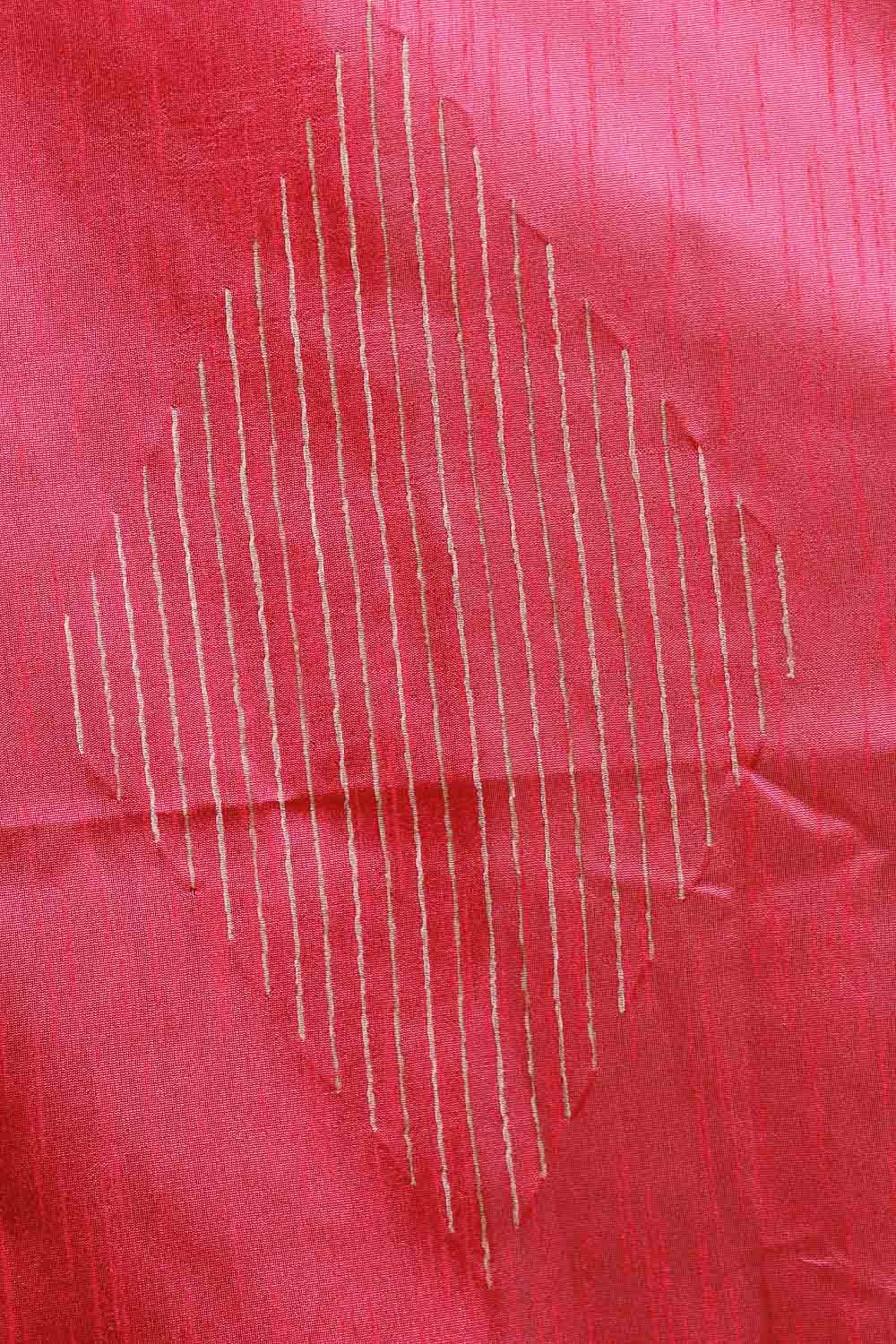 Parrot Green Semi Jute Saree