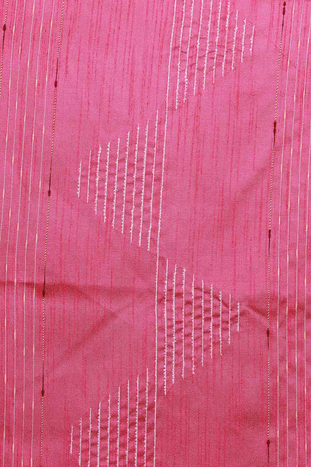 Powder Blue Semi Jute Saree - Seematti