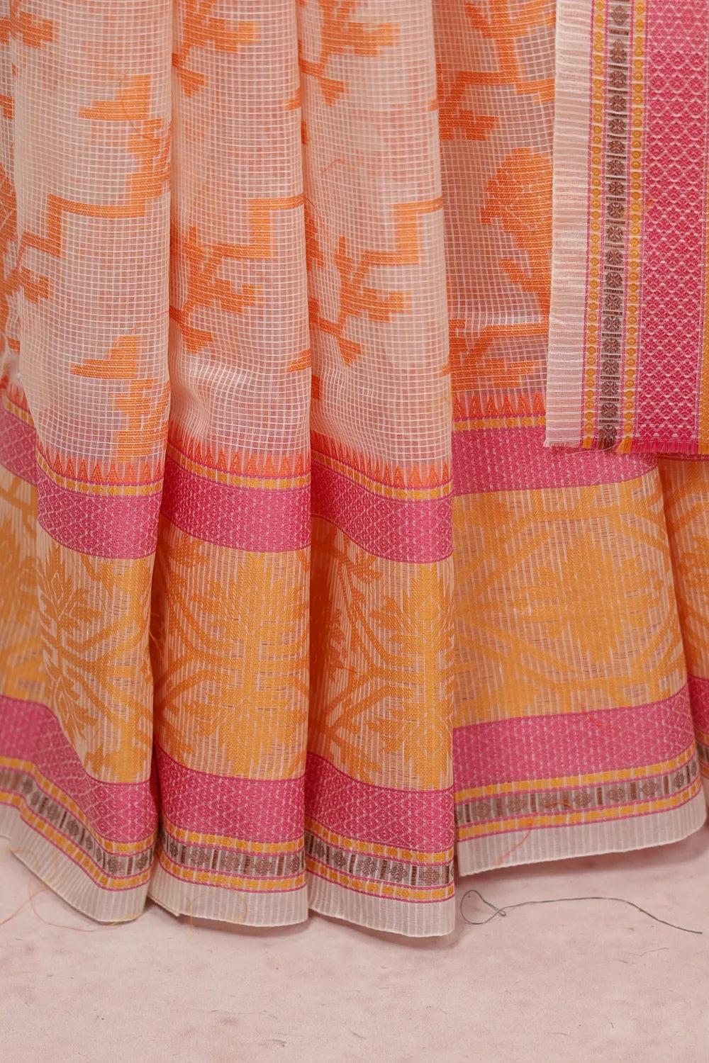 White Net Kota Saree