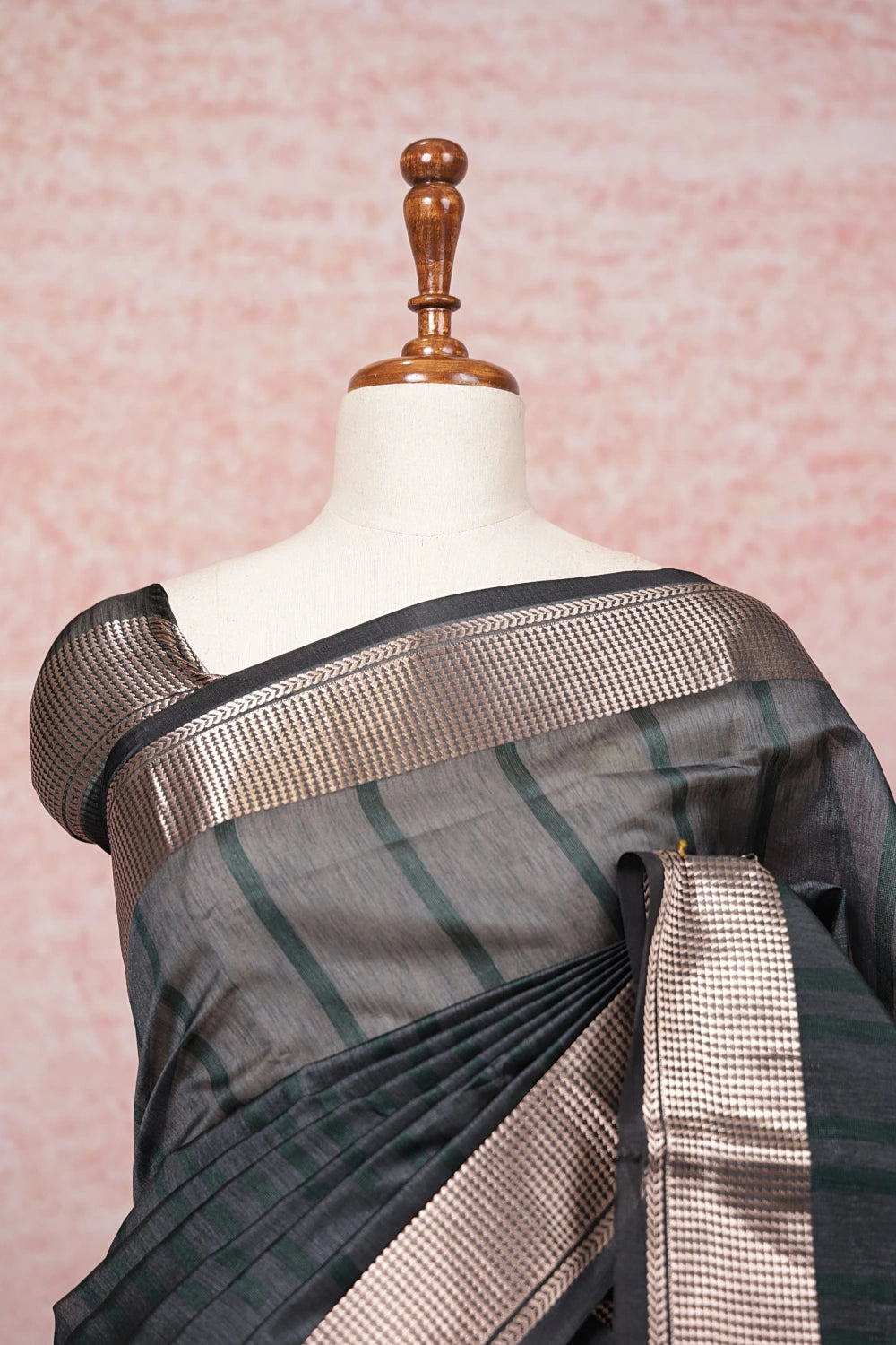Grey Semi Silk Saree