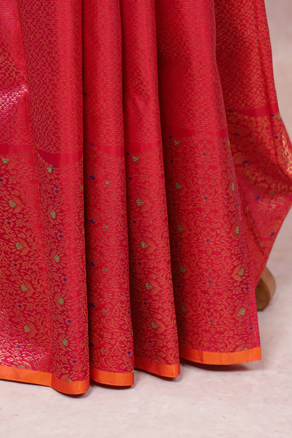 Pink Kancheepuram Silk Saree