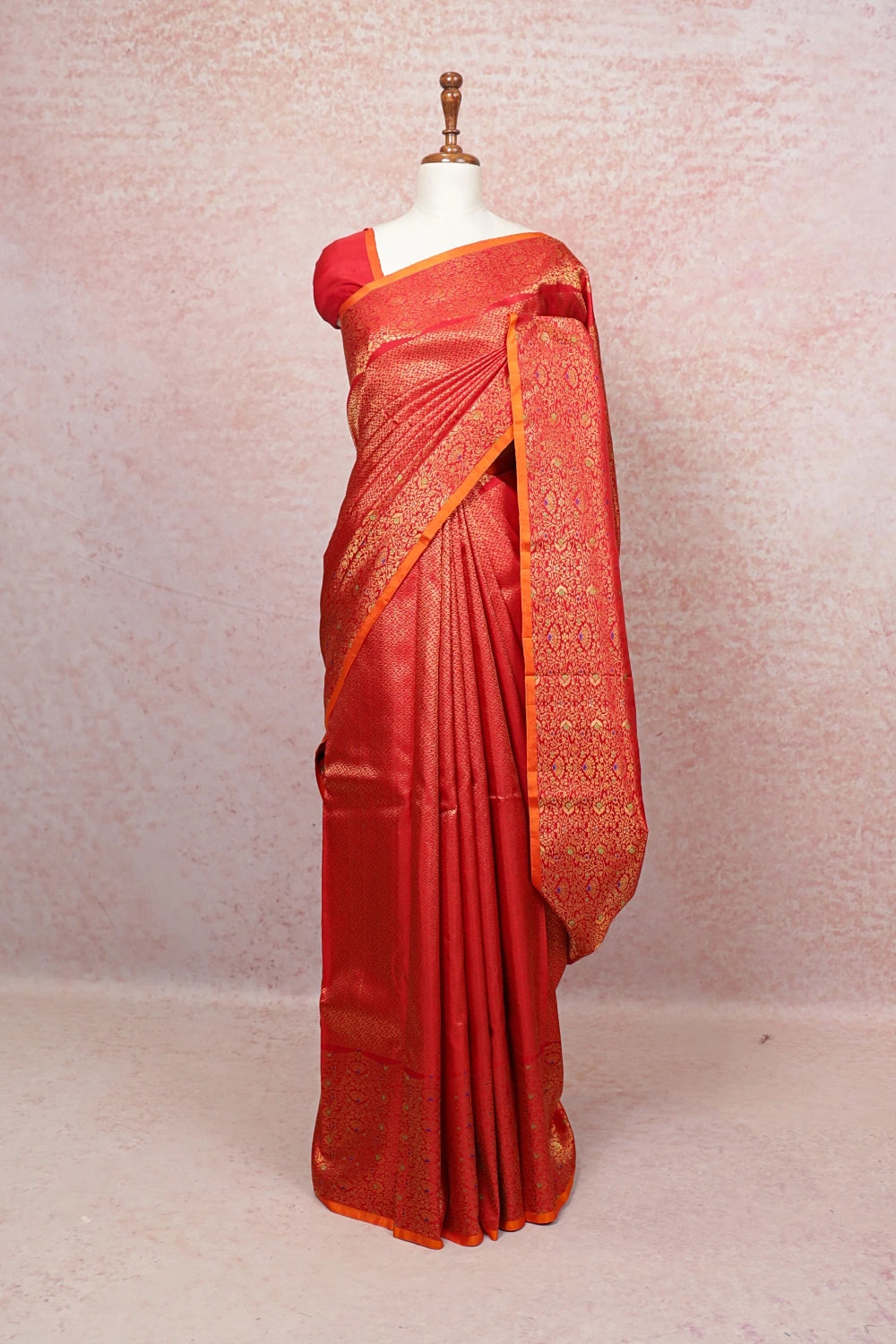 Red Kancheepuram Silk Saree