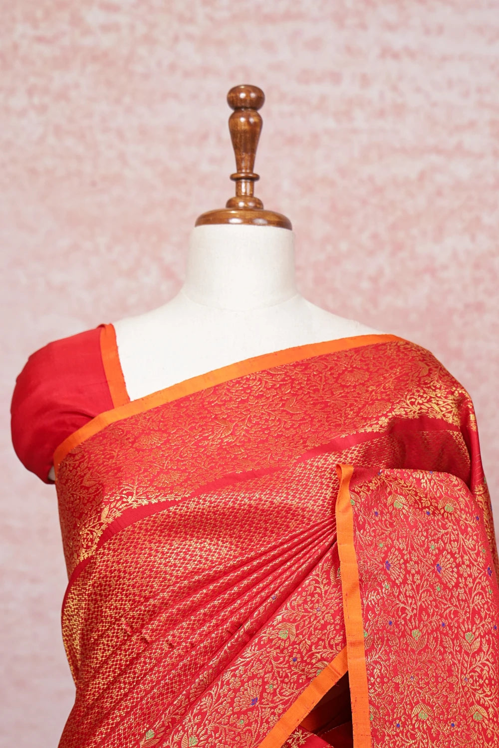 Red Kancheepuram Silk Saree