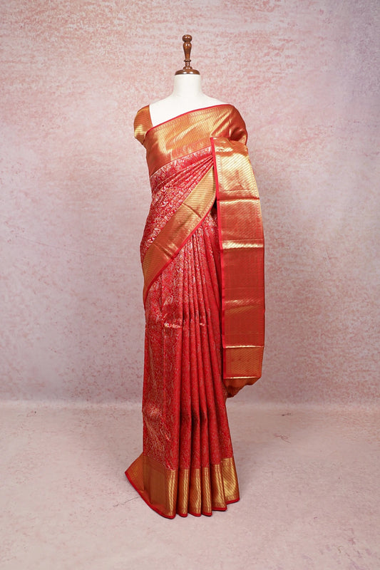 Red Kancheepuram Silk Saree