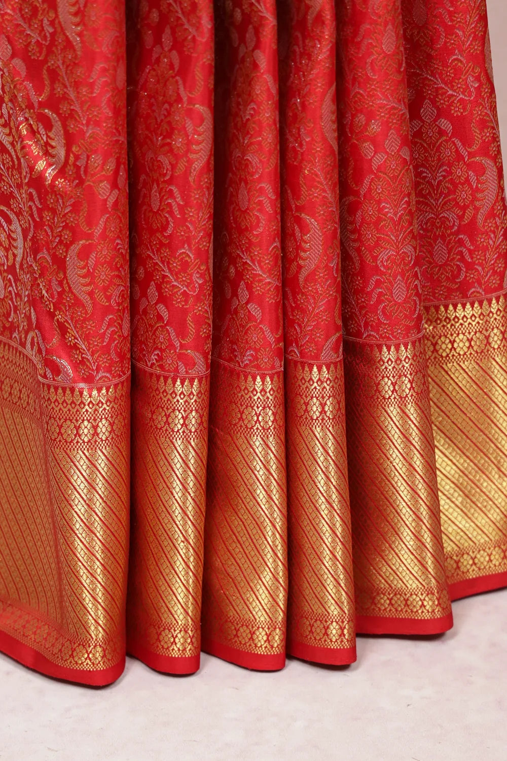 Red Kancheepuram Silk Saree