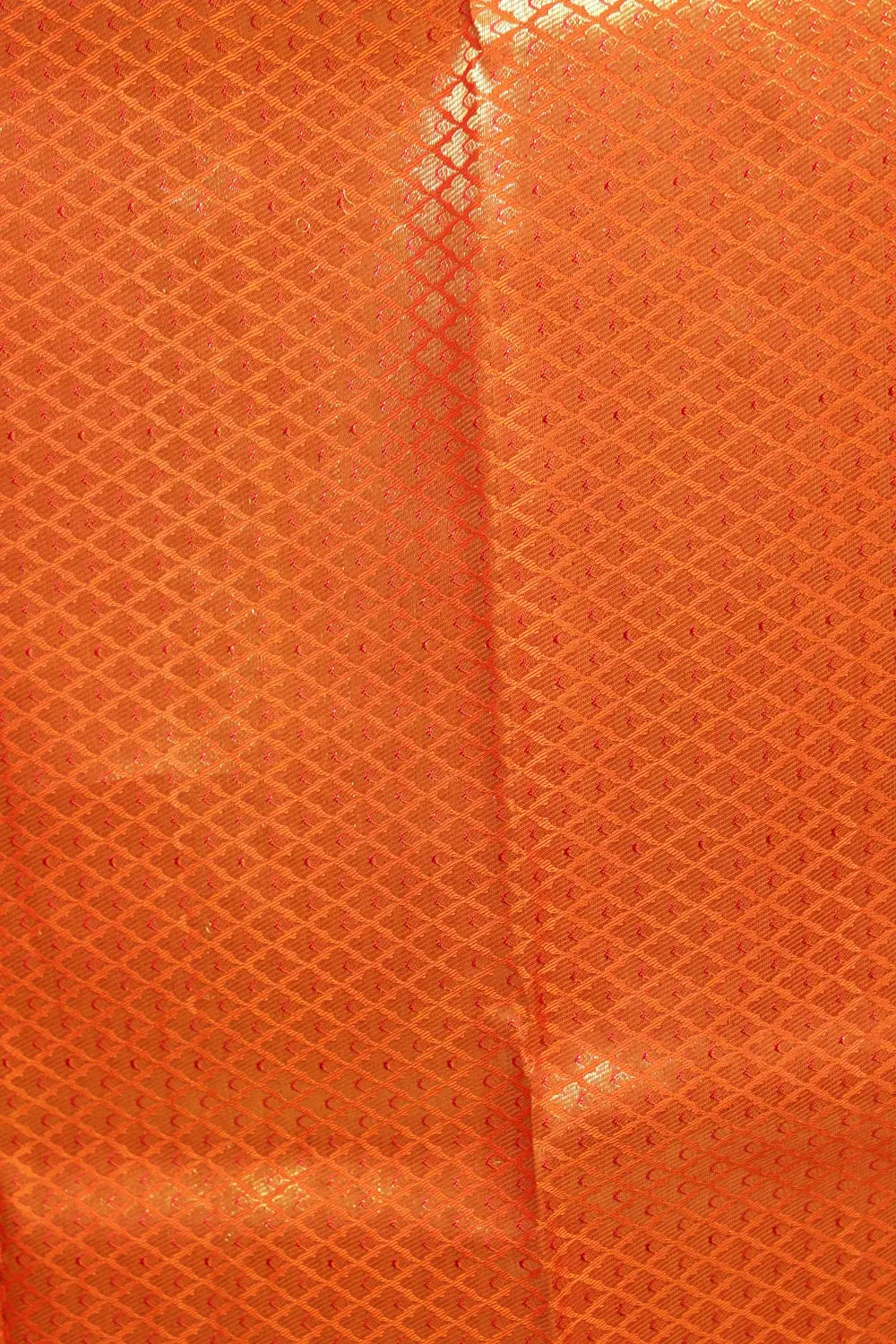 Orange Kancheepuram Silk Saree