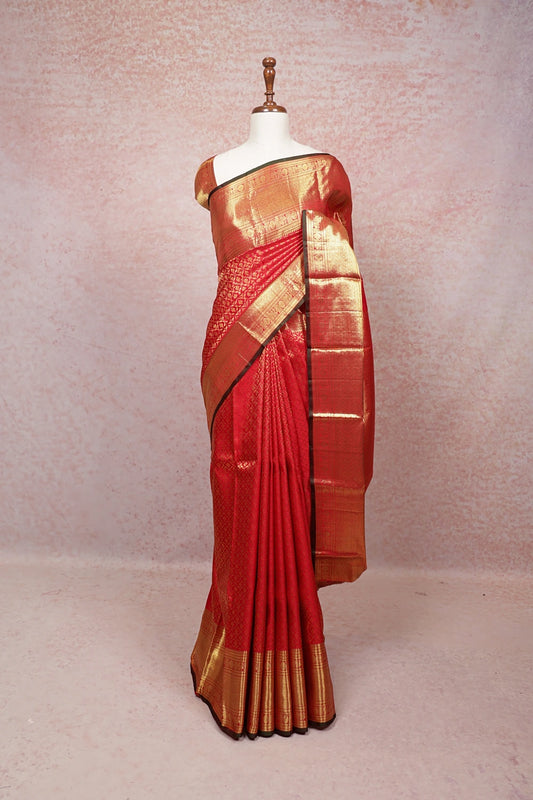 Red Kancheepuram Silk Saree