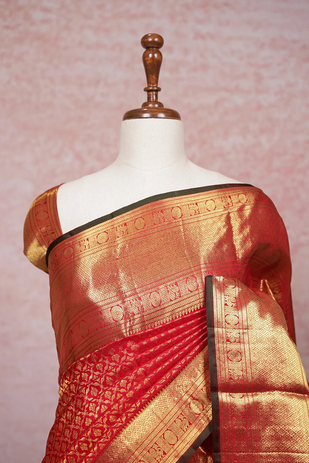 Red Kancheepuram Silk Saree