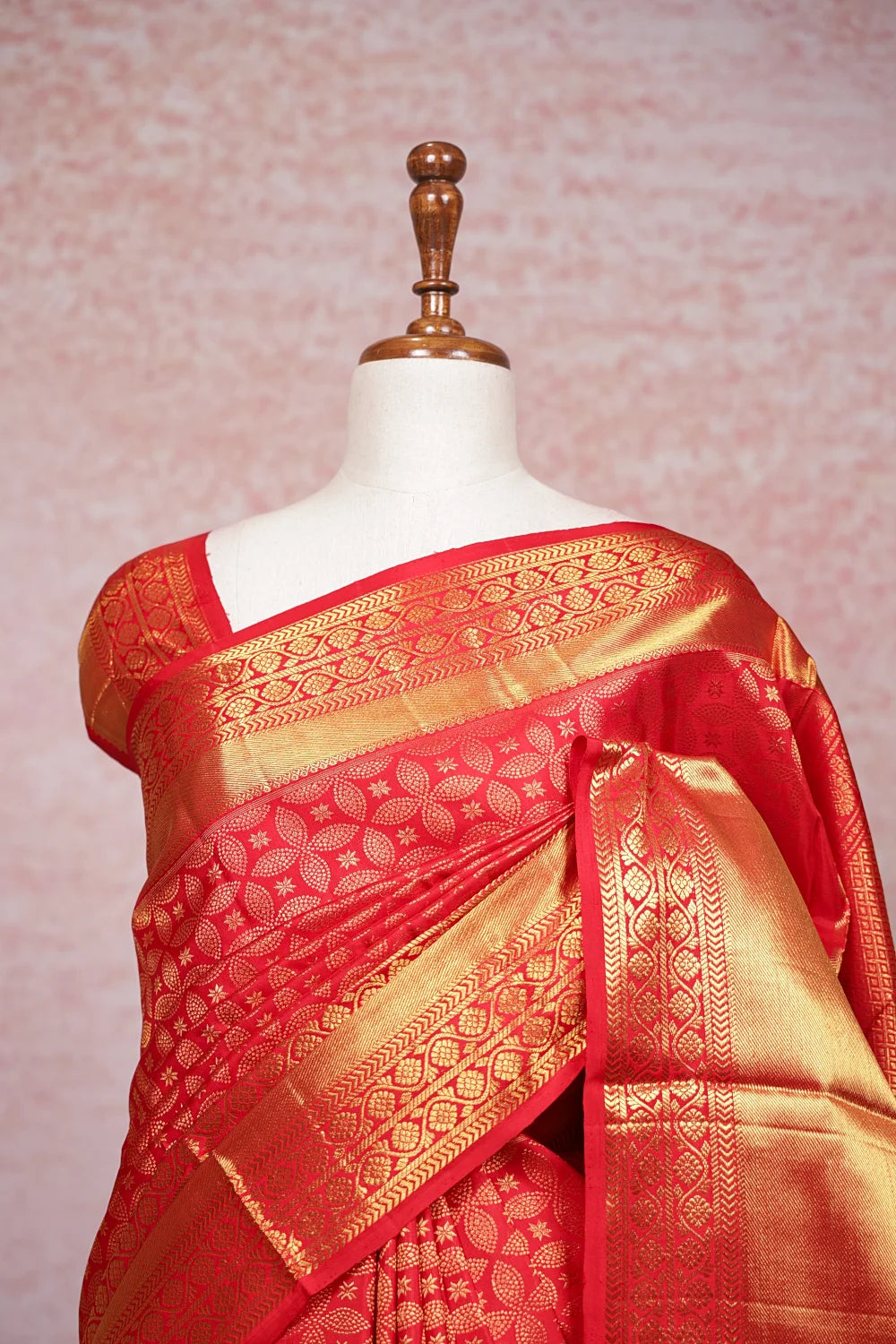 Red Kancheepuram Silk Saree