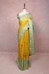 Mustard Yellow Kancheepuram Silk Saree