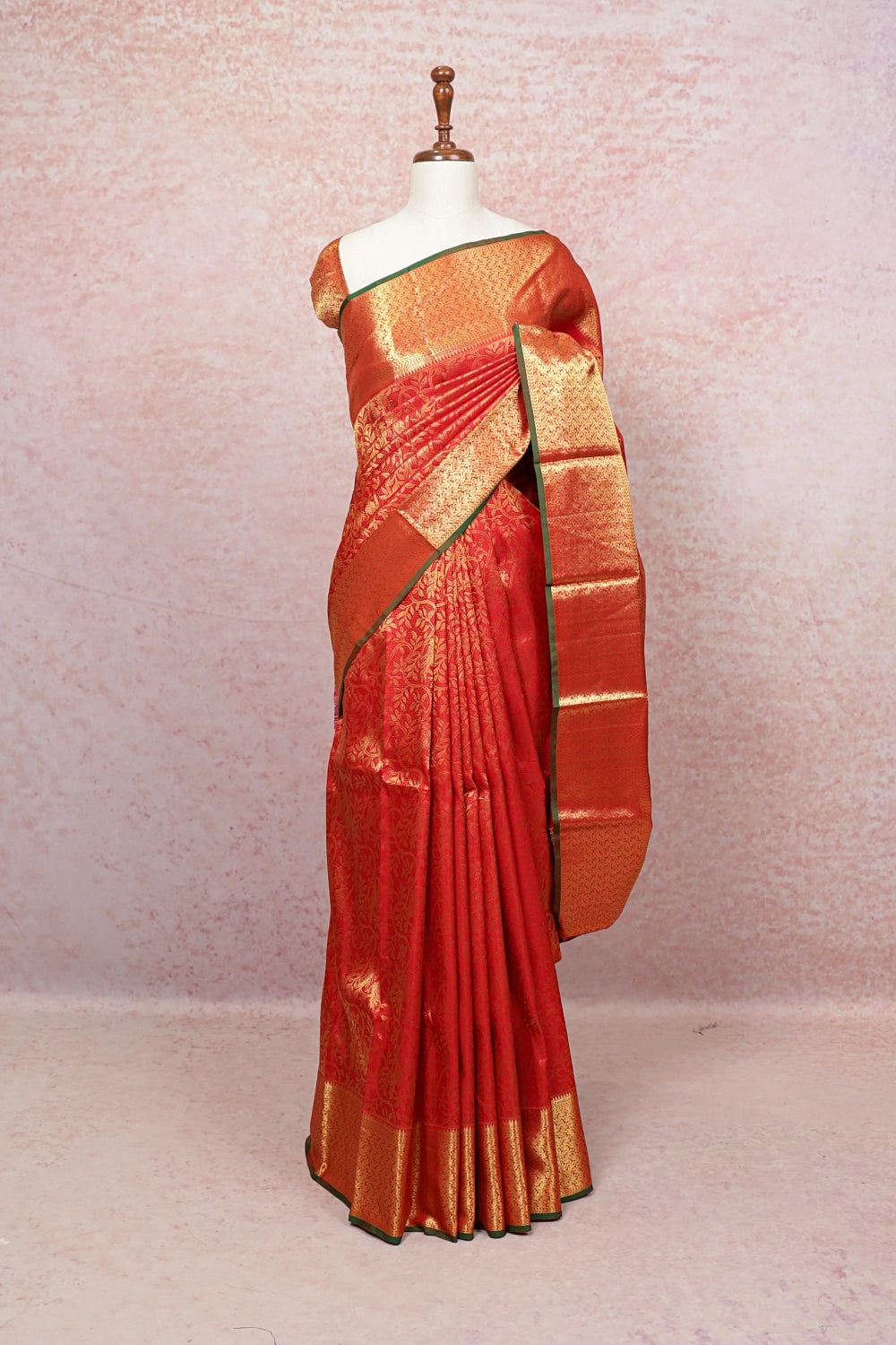 Red Kancheepuram Silk Saree