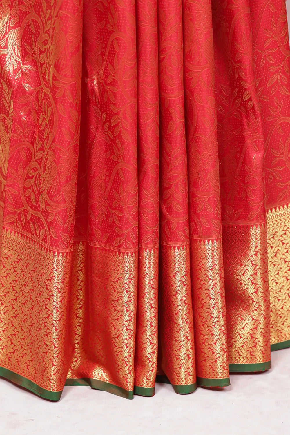 Red Kancheepuram Silk Saree