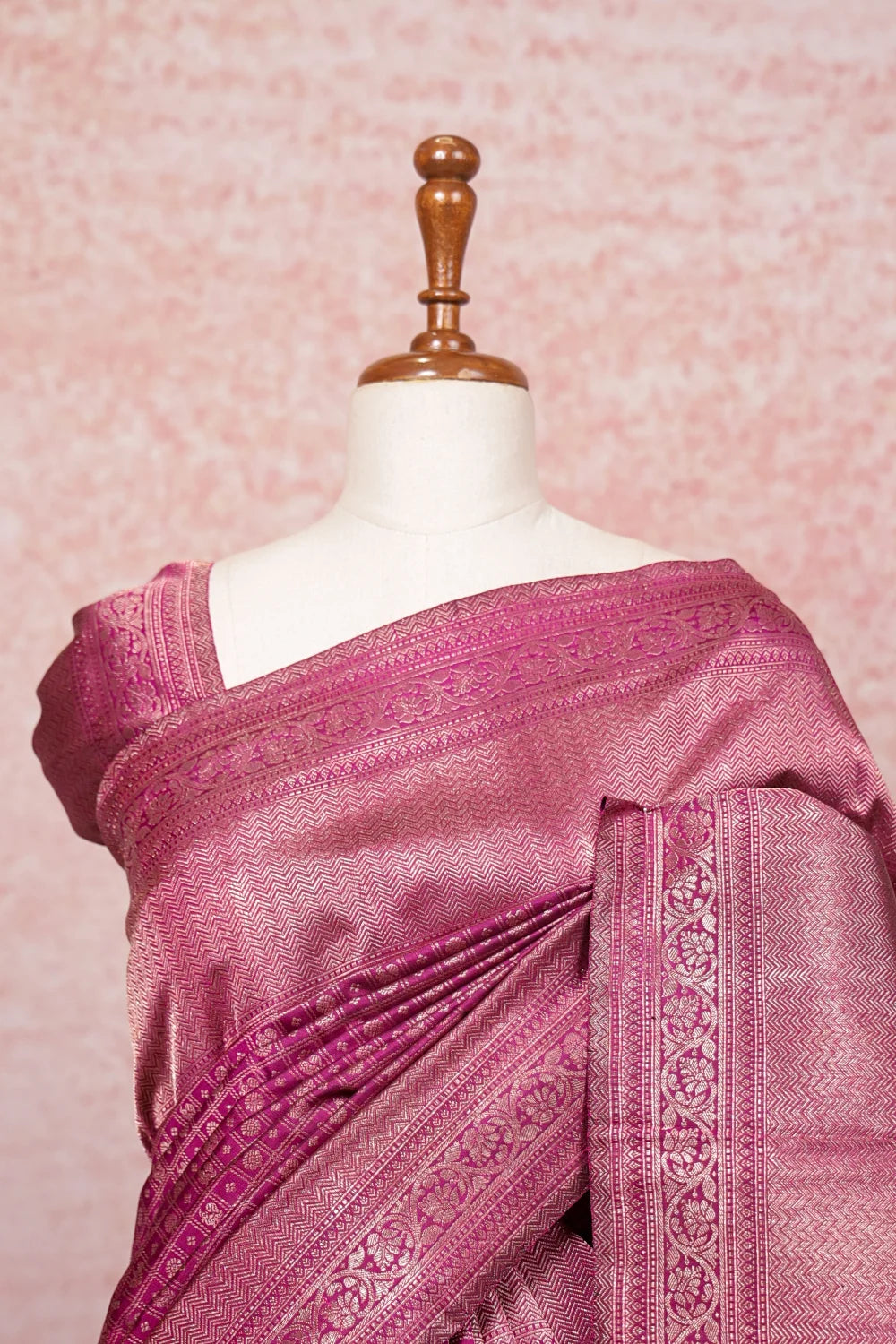 Grape Wine Kancheepuram Silk Saree