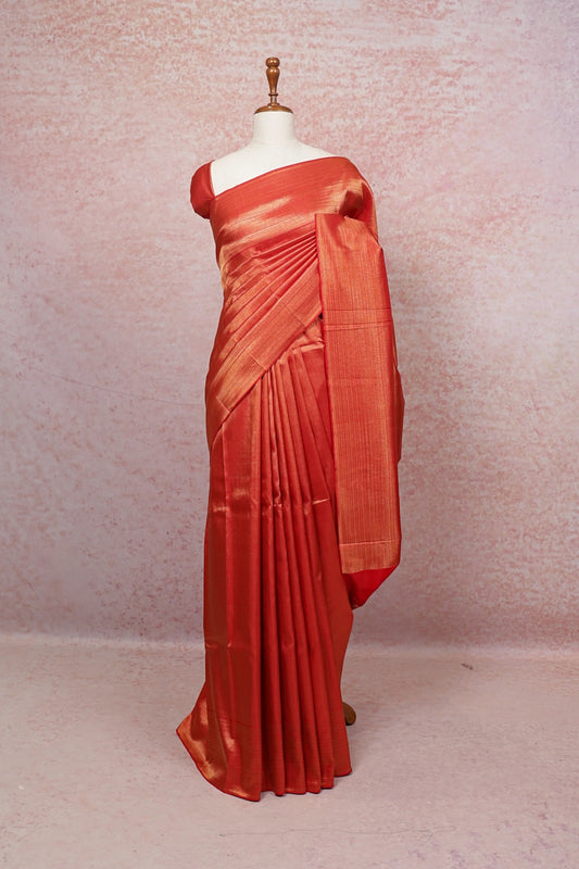 Red Kancheepuram Silk Saree