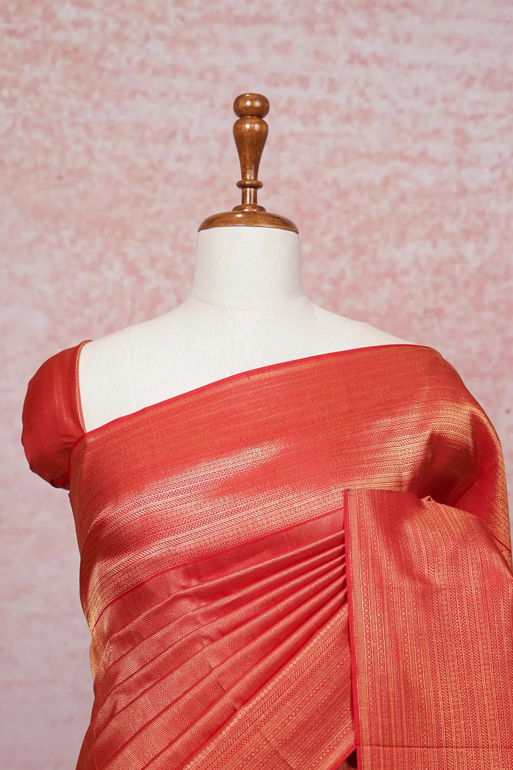 Red Kancheepuram Silk Saree