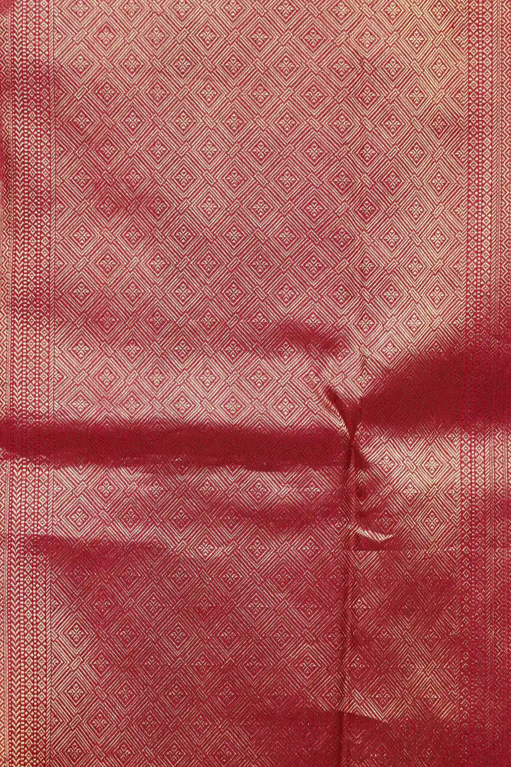 Reddish Maroon Kancheepuram Silk Saree