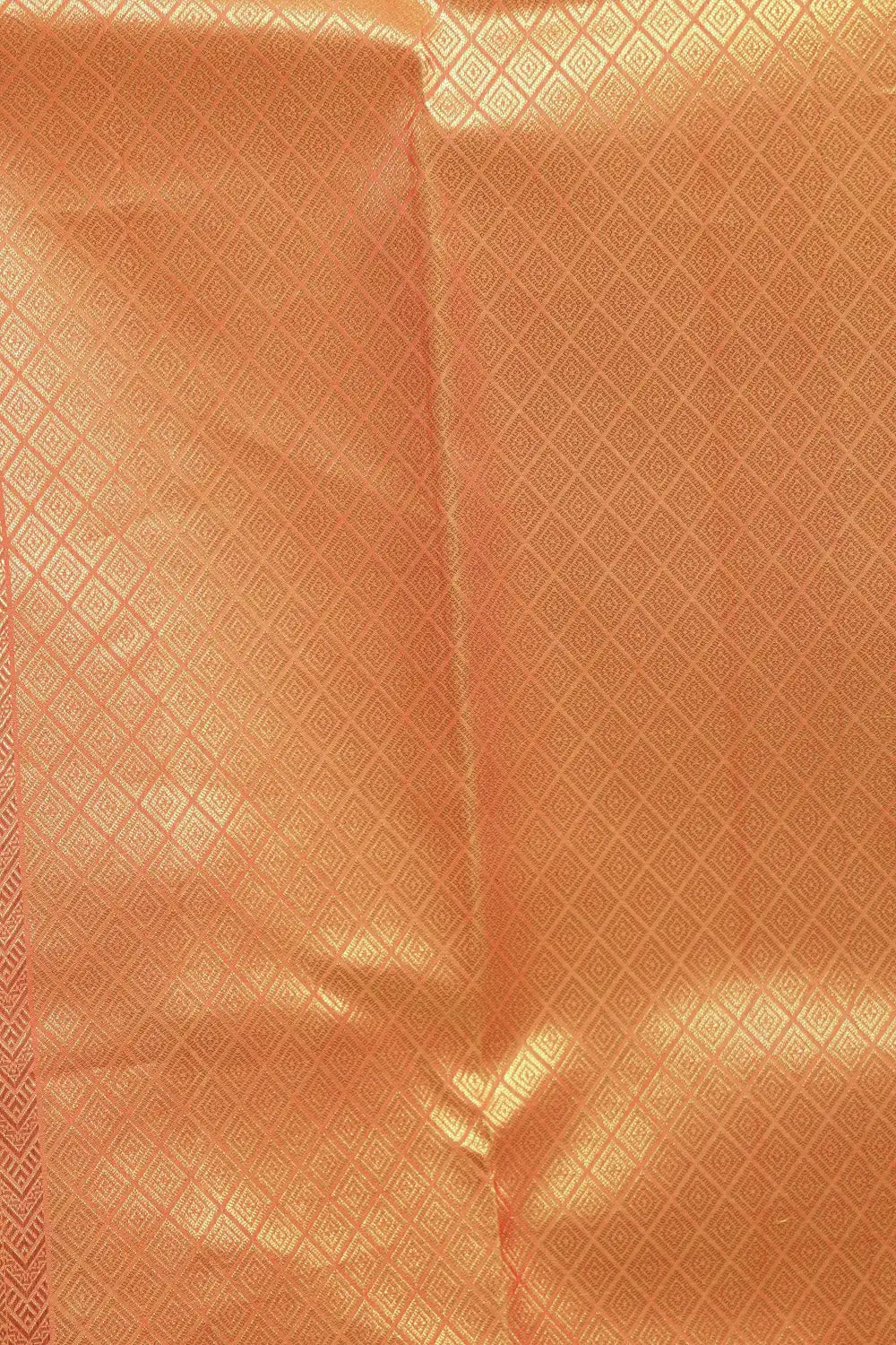 Orange Kancheepuram Silk Saree