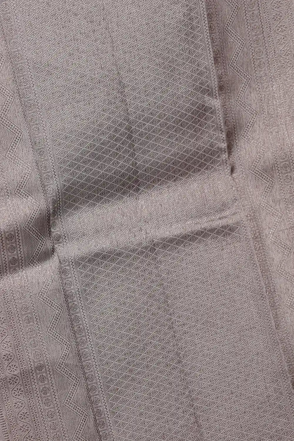 Ash Kancheepuram Silk Saree