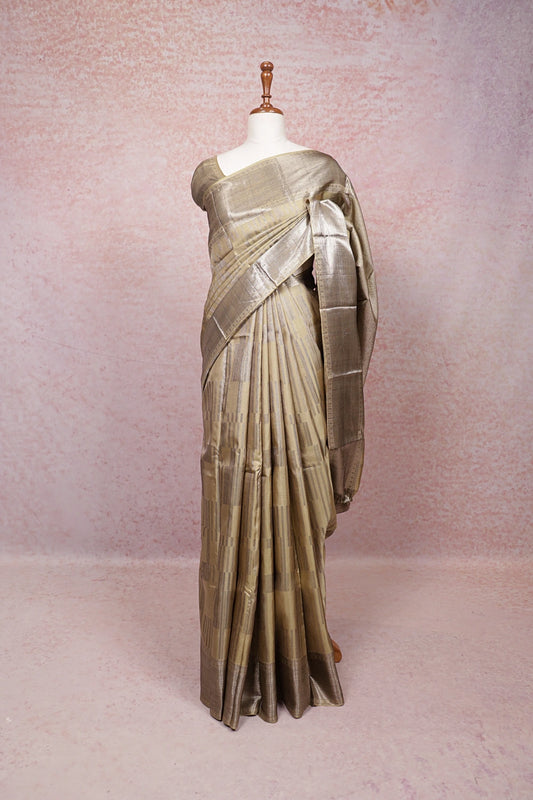Chikku Color Kancheepuram Silk Saree