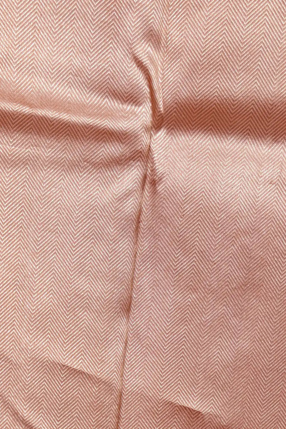 Skin Peach Kancheepuram Silk Saree