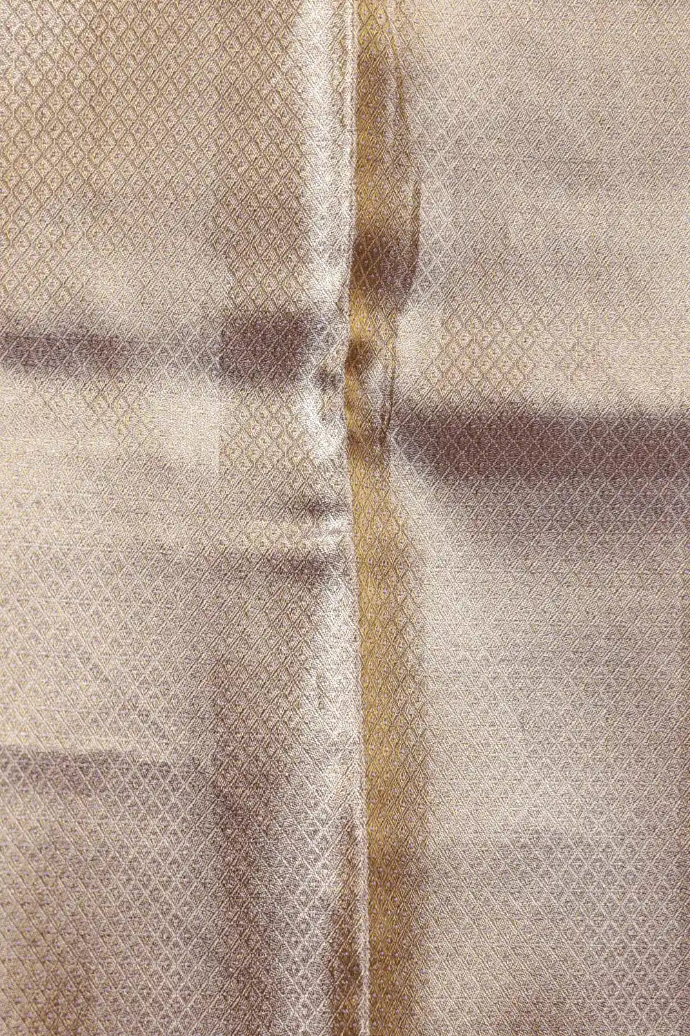 Pastel Lavender Kancheepuram Tissue Silk Saree