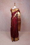 Wine Kancheepuram Silk Saree