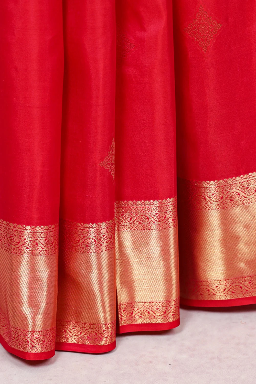 Red Rose Kancheepuram Silk Saree
