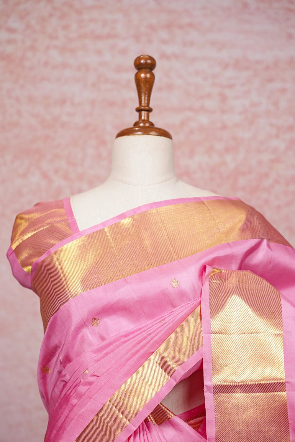 Light Pink Kancheepuram Silk Saree