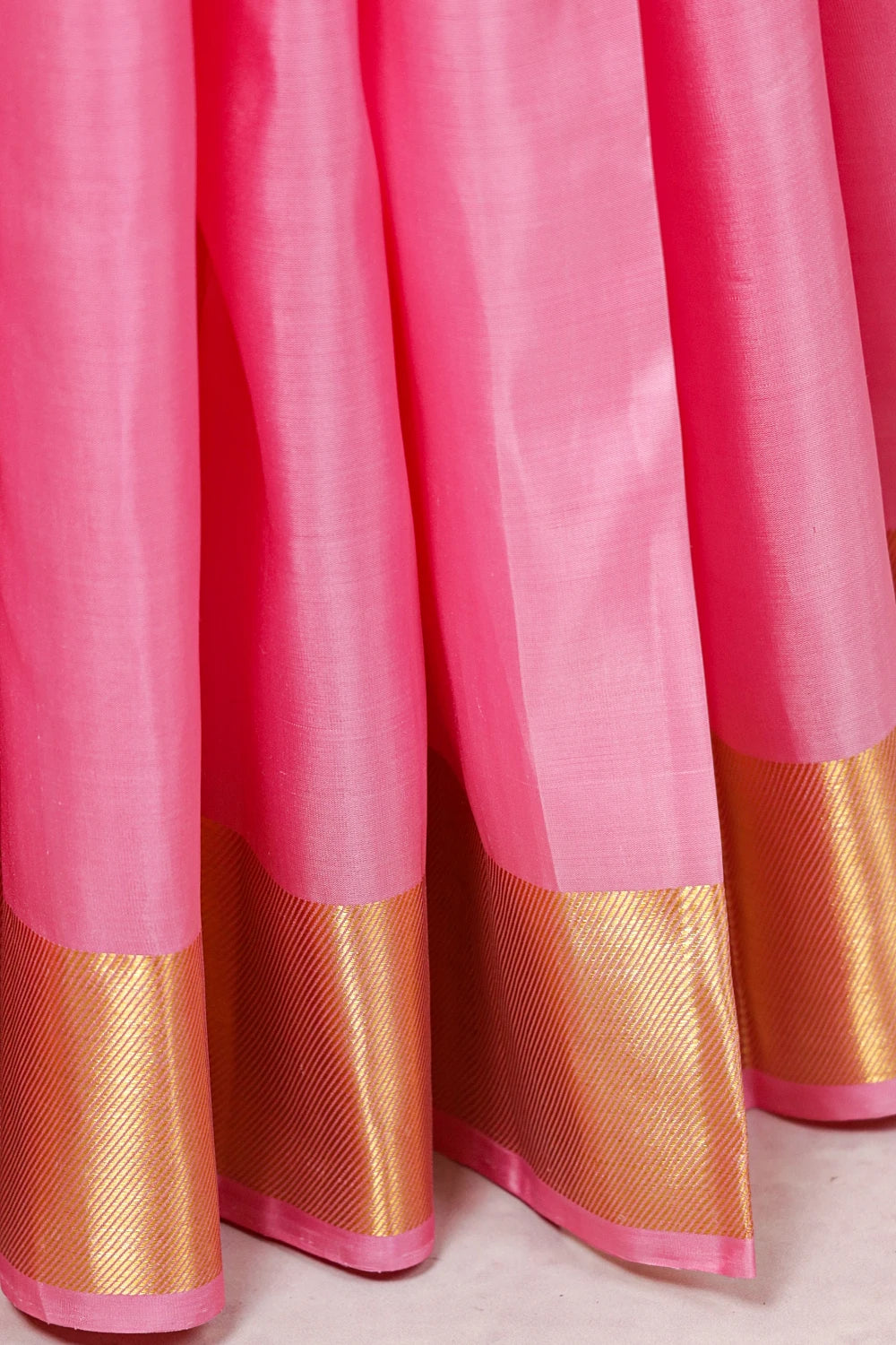 Light Pink Kancheepuram Silk Saree